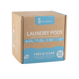 Free & Clear Hypoallergenic Eco Friendly Laundry Detergent Pods, 64 Pacs